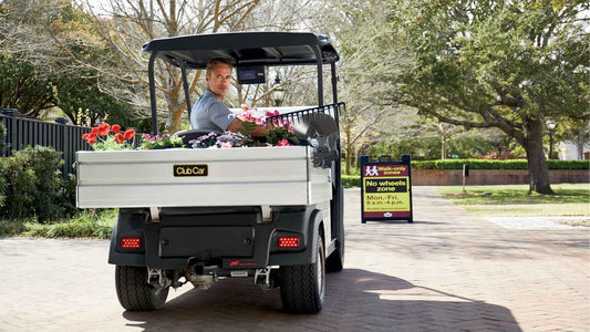 club car golf cart commercial caryall