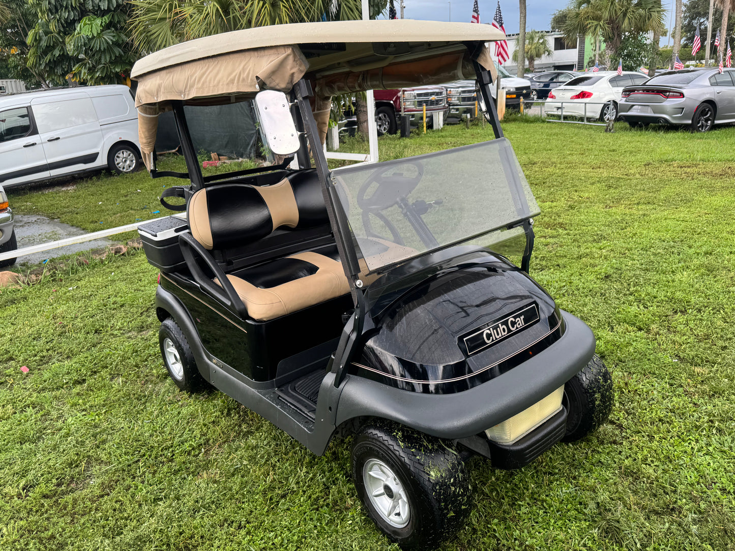 CLUB CAR PRECEDENT BLACK GOLF CART