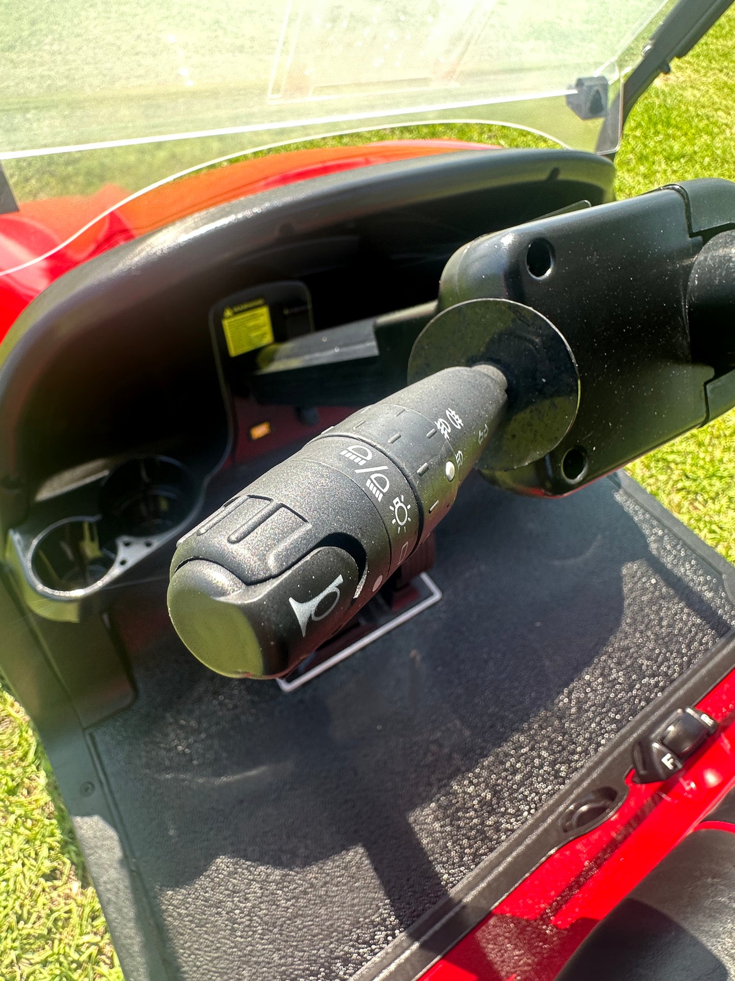 Cutting Edge Golf Carts - 2020 Lamborghini Red Club Car Tempo in Fort Lauderdale, FL. MadJax 6" lift, custom leather seats, rear backseat, Modz wheels, 23" AT tires, MadJax Lux lights, RGB running lights, seatbelts, LED mirrors.