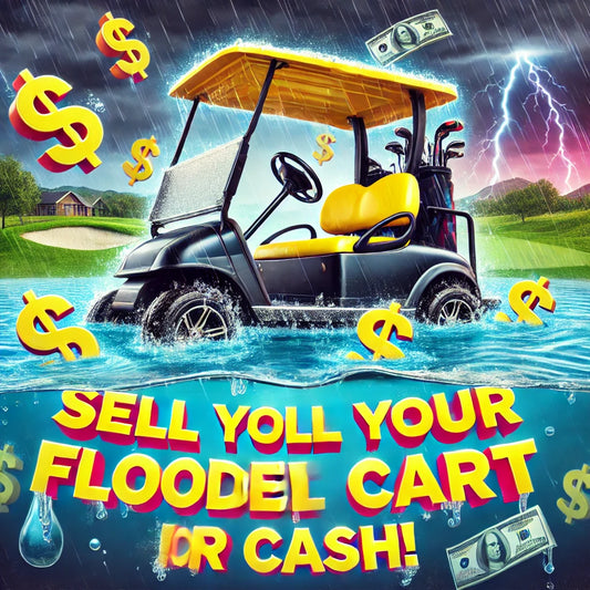 Flooded Golf Cart Buyer for Cash Damaged Golf Cart Junk