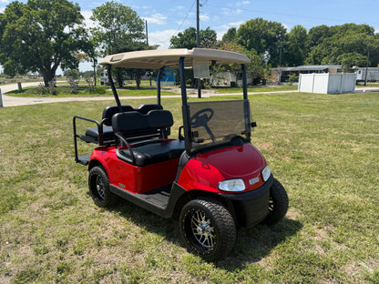 2020 EZGO RXV ELITE LITHIUM GOLF CART 4 PASSENGER RED