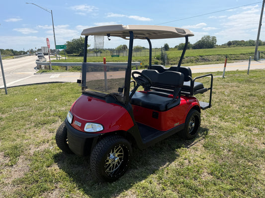 2020 EZGO RXV ELITE LITHIUM GOLF CART 4 PASSENGER RED