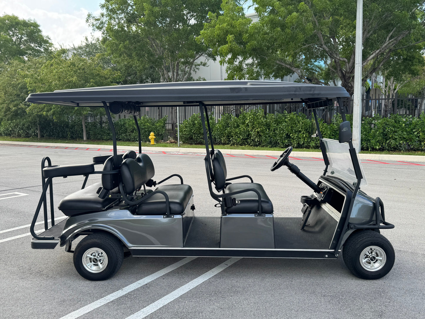 2024 Club Car Villager 6 Golf Cart Shuttle NAVITAS Controller Lithium Eco Battery