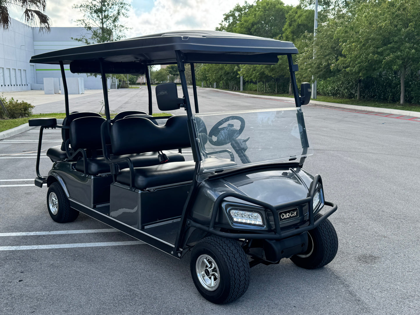 2024 Club Car Villager 6 Golf Cart Shuttle NAVITAS Controller Lithium Eco Battery