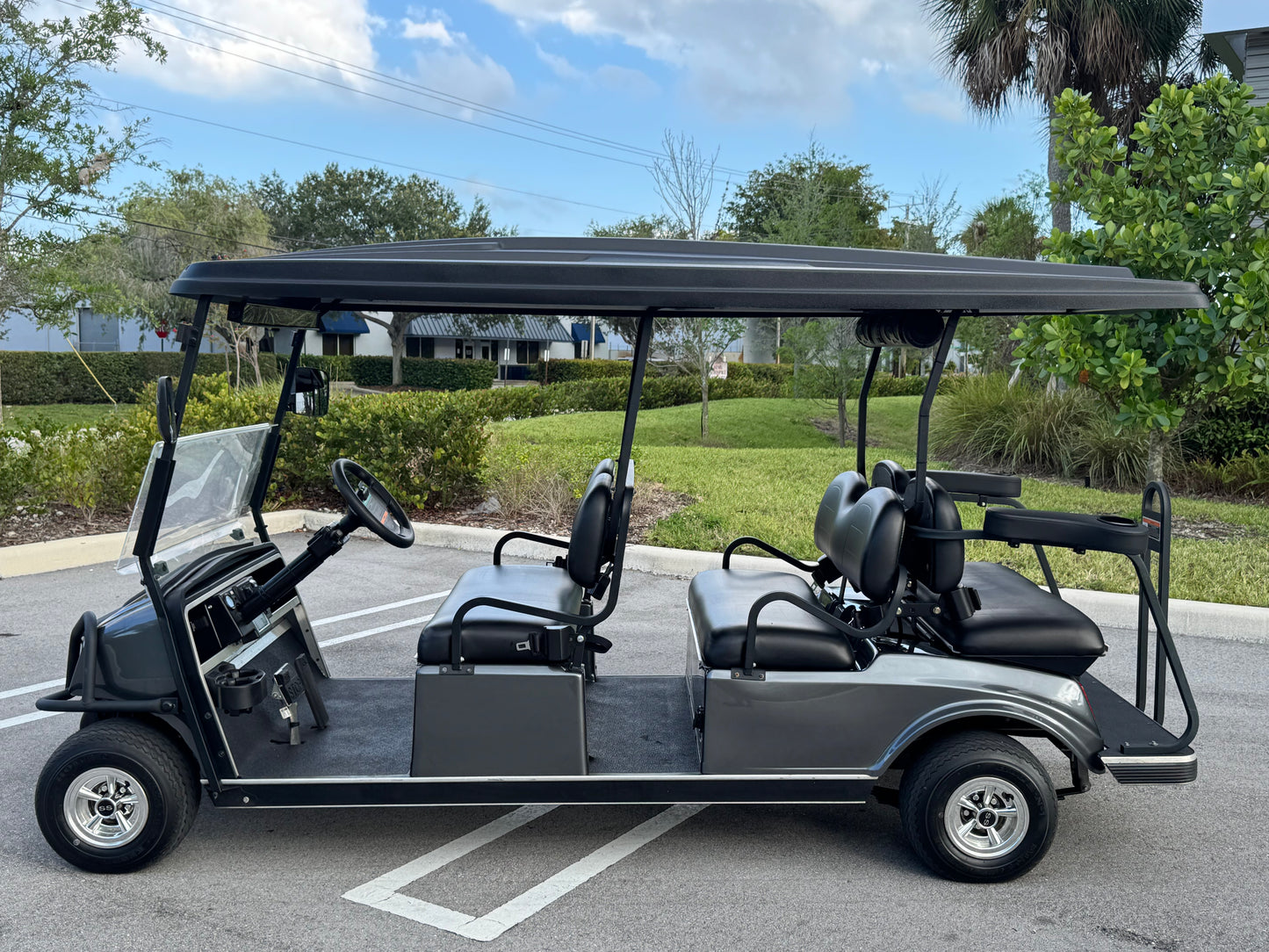 2024 Club Car Villager 6 Golf Cart Shuttle NAVITAS Controller Lithium Eco Battery