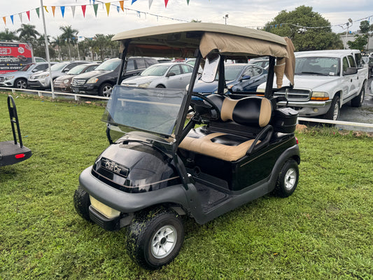 CLUB CAR PRECEDENT BLACK GOLF CART