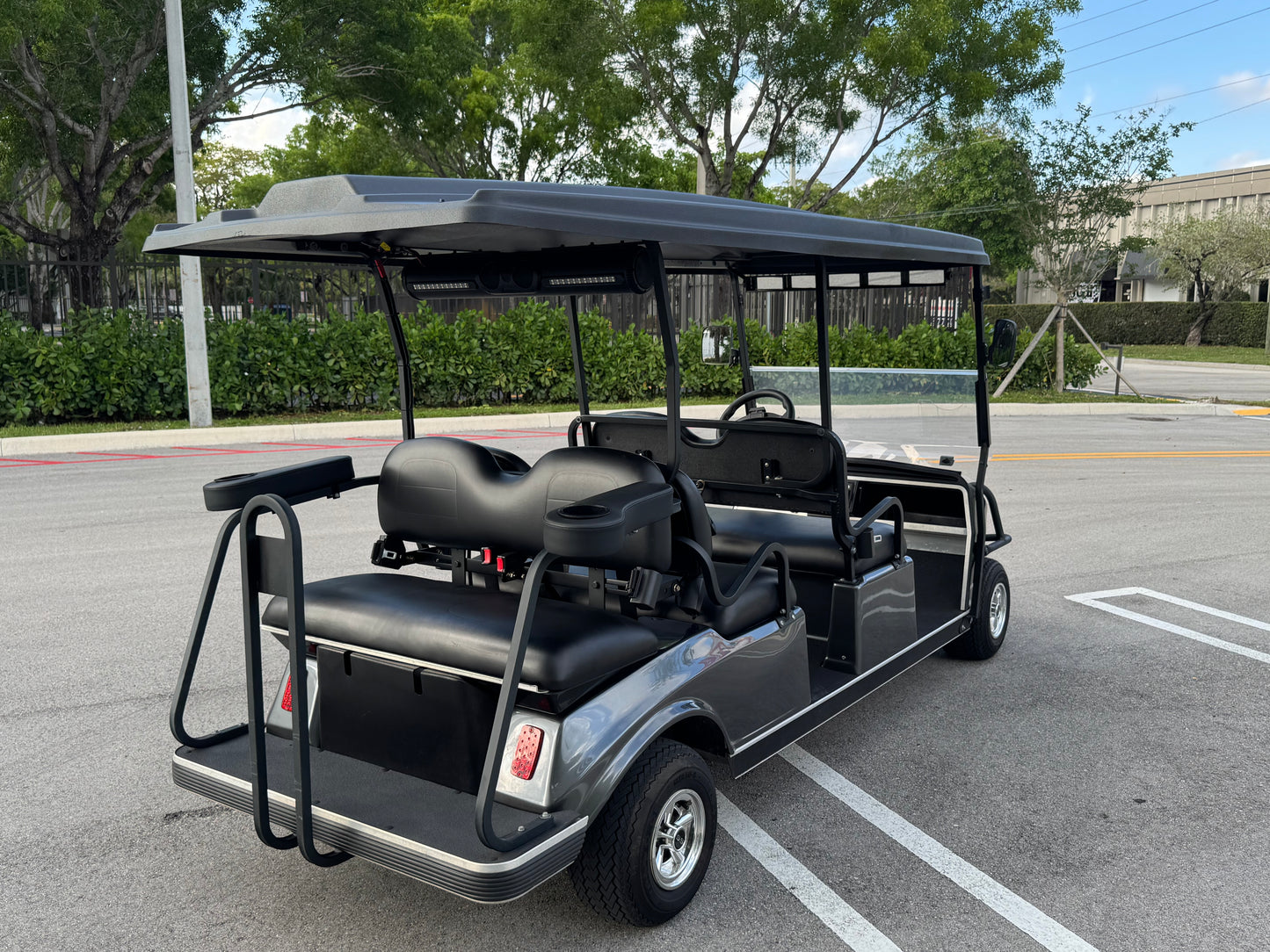 2024 Club Car Villager 6 Golf Cart Shuttle NAVITAS Controller Lithium Eco Battery