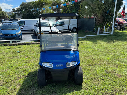 2019 E-Z-GO RXV ELITE LITHIUM GOLF CART BLUE 4 PASSENGER
