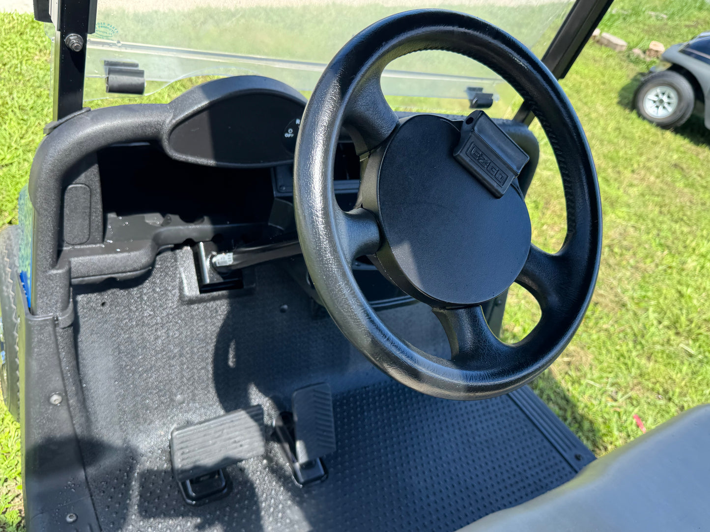 2019 E-Z-GO RXV ELITE LITHIUM GOLF CART BLUE 4 PASSENGER