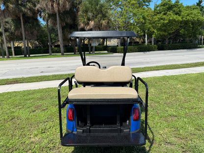 2019 E-Z-GO RXV ELITE LITHIUM GOLF CART BLUE 4 PASSENGER