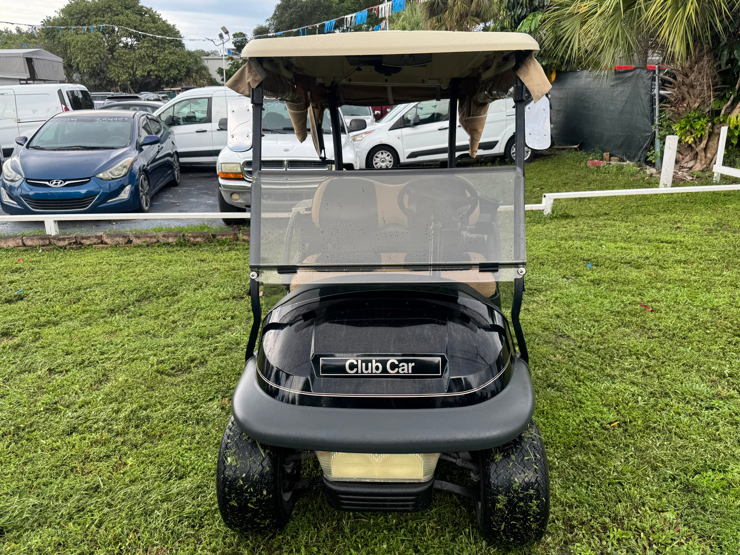 CLUB CAR PRECEDENT BLACK GOLF CART