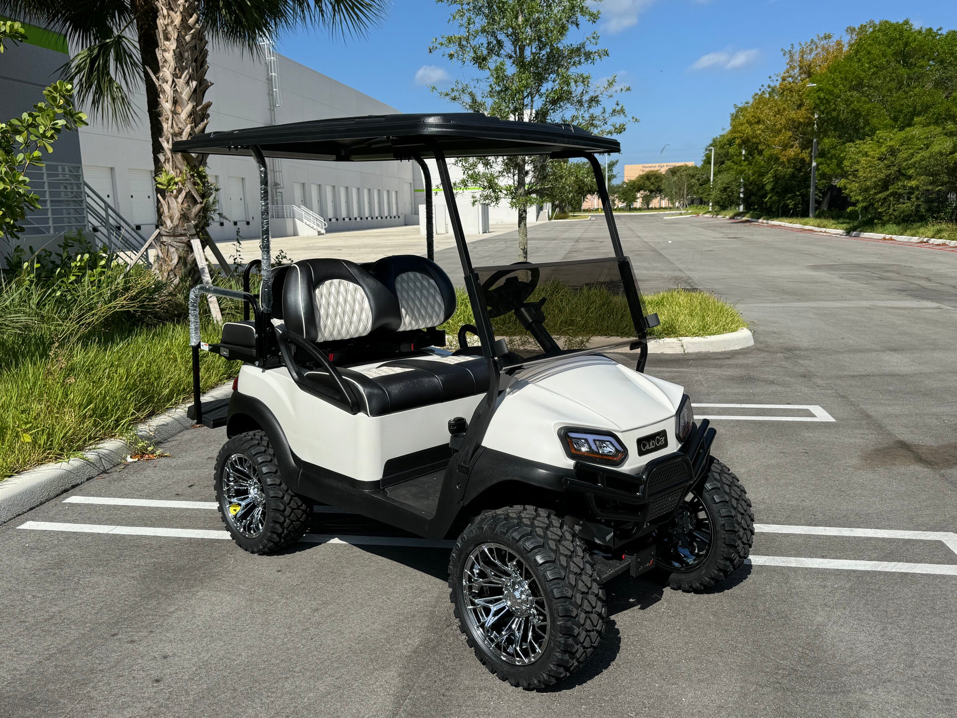 2019 Club Car Tempo Pearl White – Cutting Edge Golf Carts