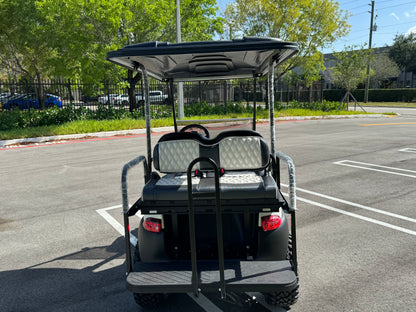 2019 Club Car Tempo - Pearl White EV Golf Cart for sale in Plantation, Florida. Used Golf carts Florida, Chrome 15" GTW Wheels