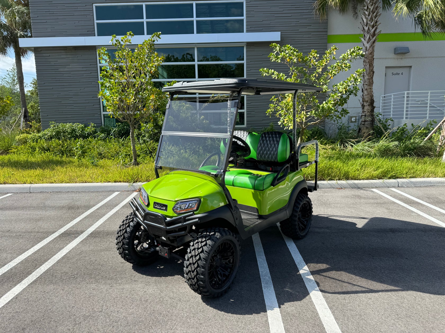 2019 Club Car Tempo - Lamborghini Green – Cutting Edge Golf Carts