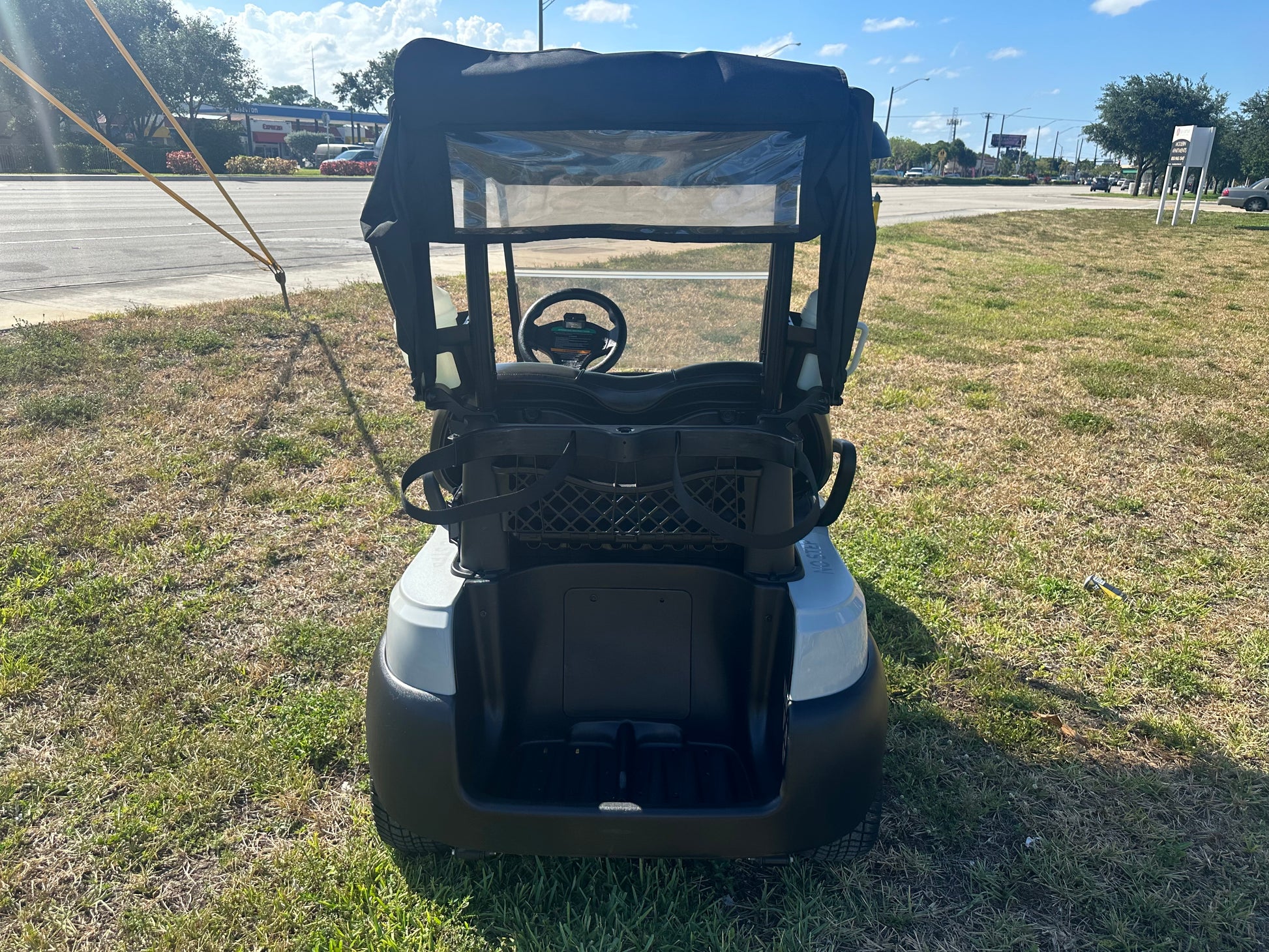 2020 Club Car Tempo Golf Cart Gray w/ Premium Seats + Wheels Off lease golf cart for sale in Fort Lauderdale, Florida. golfcartdeals.com