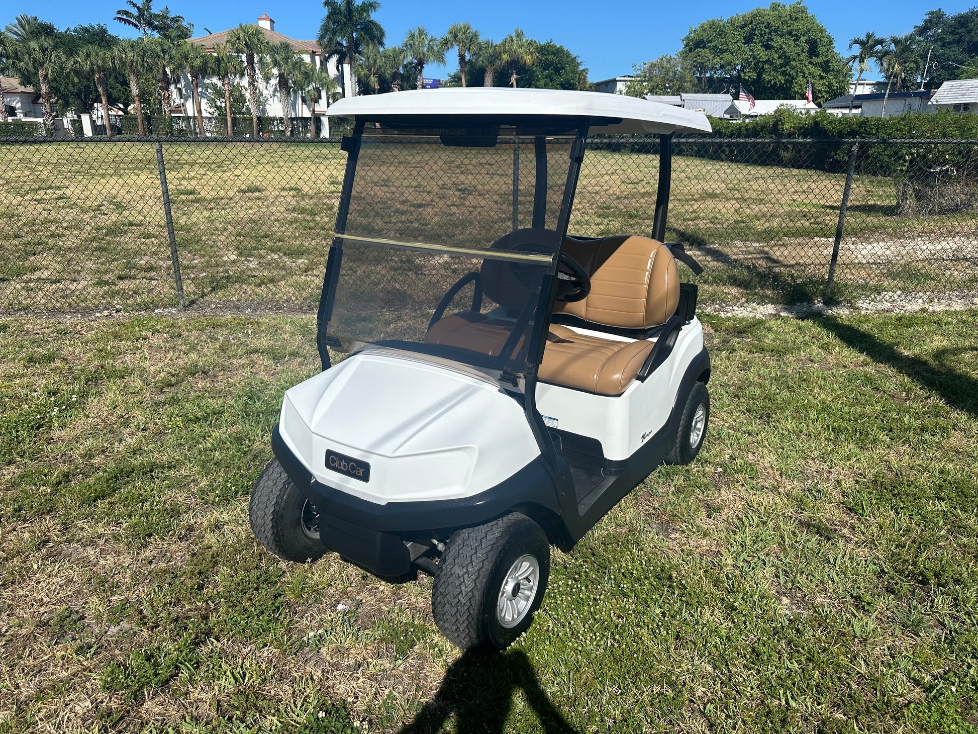 2020 Club Car Tempo Golf Cart White w/ Premium Seats – Cutting