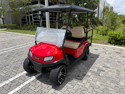 2020 CLUB CAR TEMPO LITHIUM REFURBISHED 4-PASSENGER GOLF CART - RED