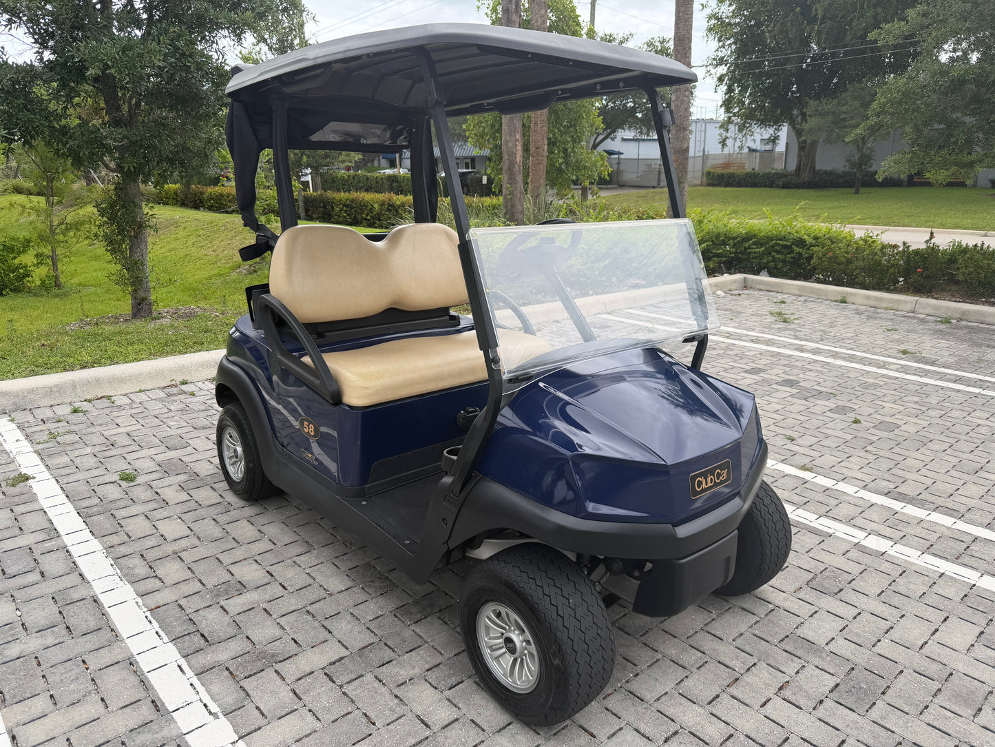 2020 CLUB CAR TEMPO LITHIUM 2-PASSENGER GOLF CART - BLUE