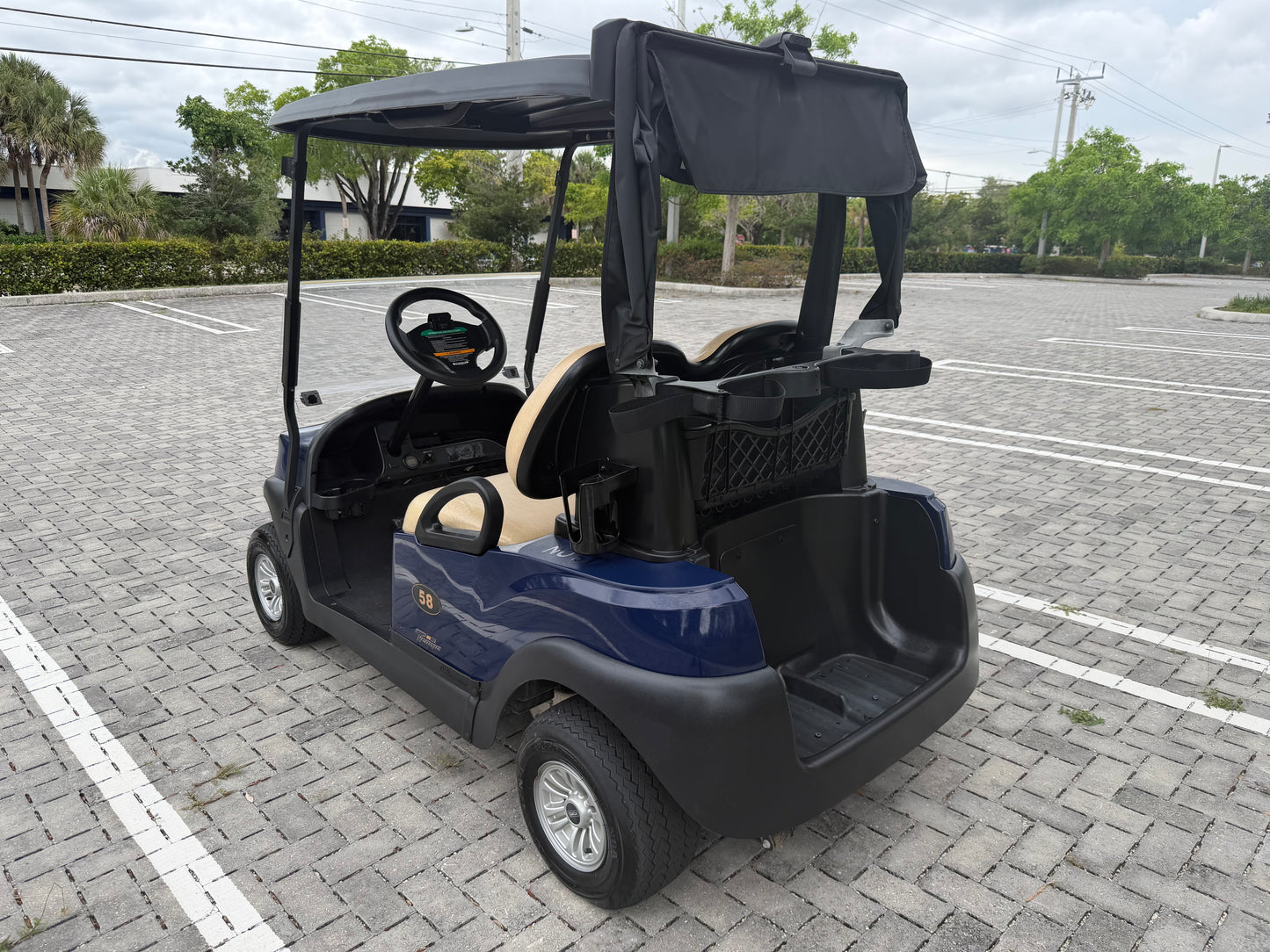 2020 CLUB CAR TEMPO LITHIUM 2-PASSENGER GOLF CART - BLUE