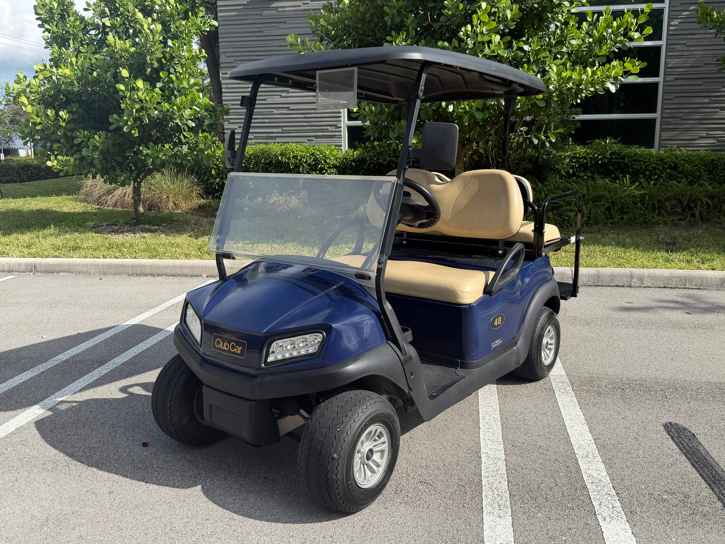 2020 CLUB CAR TEMPO LITHIUM 4-PASSENGER GOLF CART - BLUE