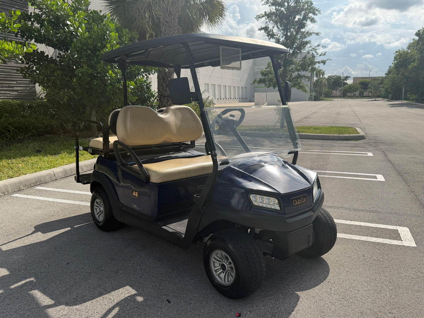 2020 CLUB CAR TEMPO LITHIUM 4-PASSENGER GOLF CART - BLUE