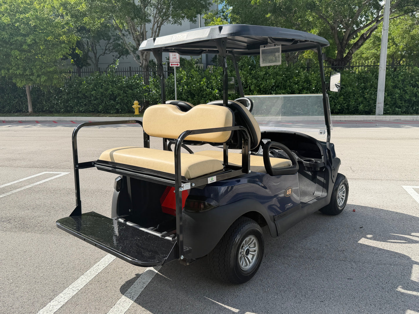2020 CLUB CAR TEMPO LITHIUM 4-PASSENGER GOLF CART - BLUE