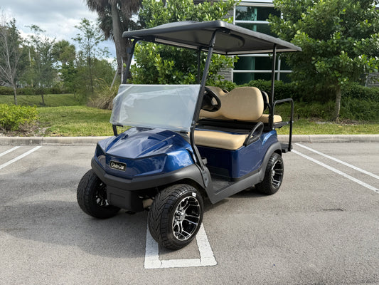 2020 CLUB CAR TEMPO LITHIUM REFURBISHED 4-PASSENGER GOLF CART - BLUE