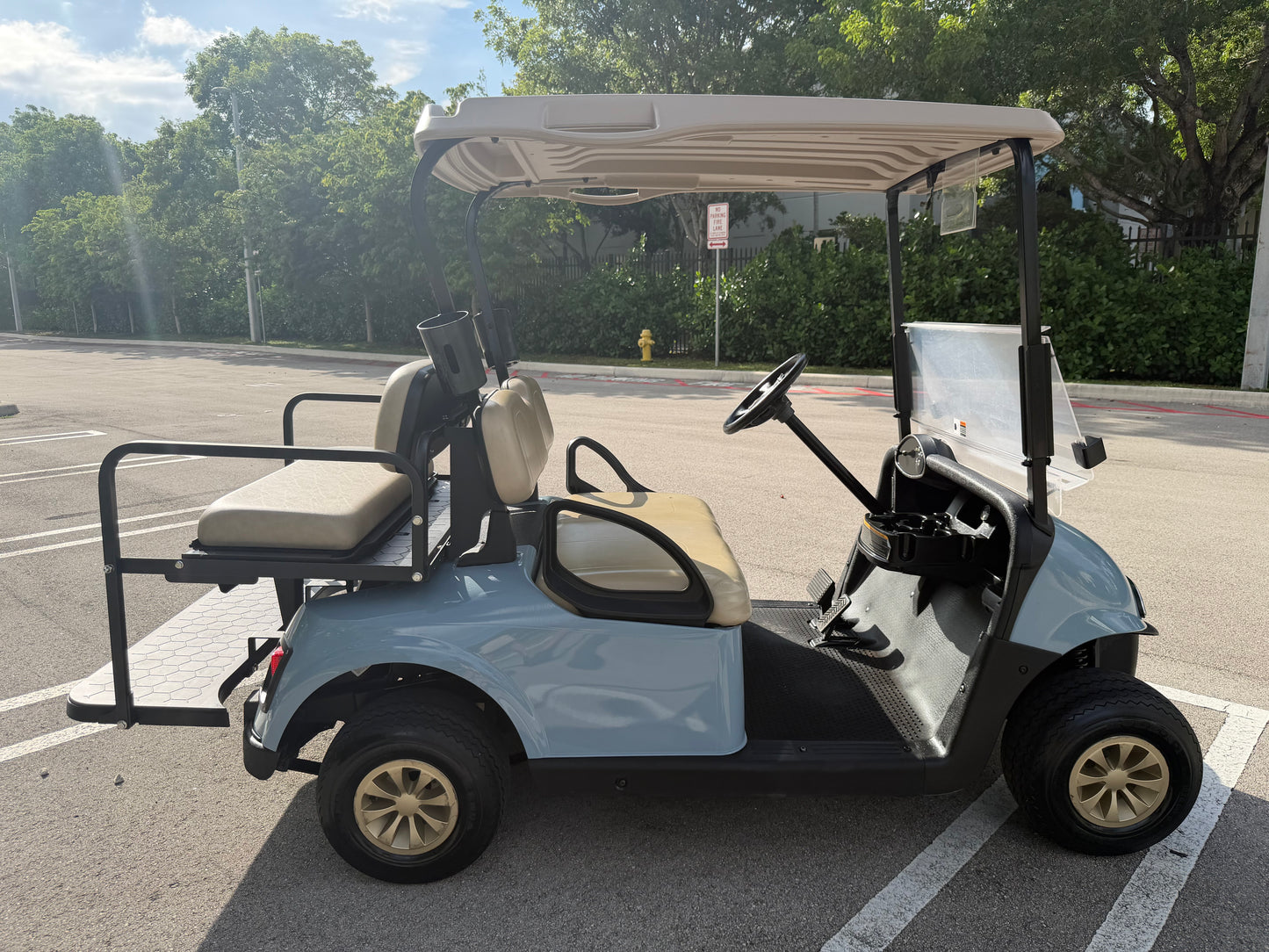 2020 EZGO RXV ELITE LITHIUM 4-PASSENGER GOLF CART - GLACIER FREEZE