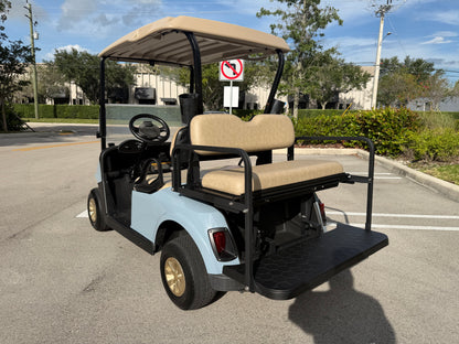 2020 EZGO RXV ELITE LITHIUM 4-PASSENGER GOLF CART - GLACIER FREEZE