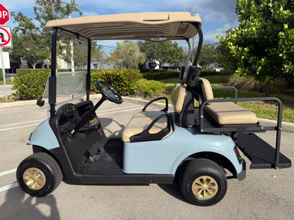 2020 EZGO RXV ELITE LITHIUM 4-PASSENGER GOLF CART - GLACIER FREEZE