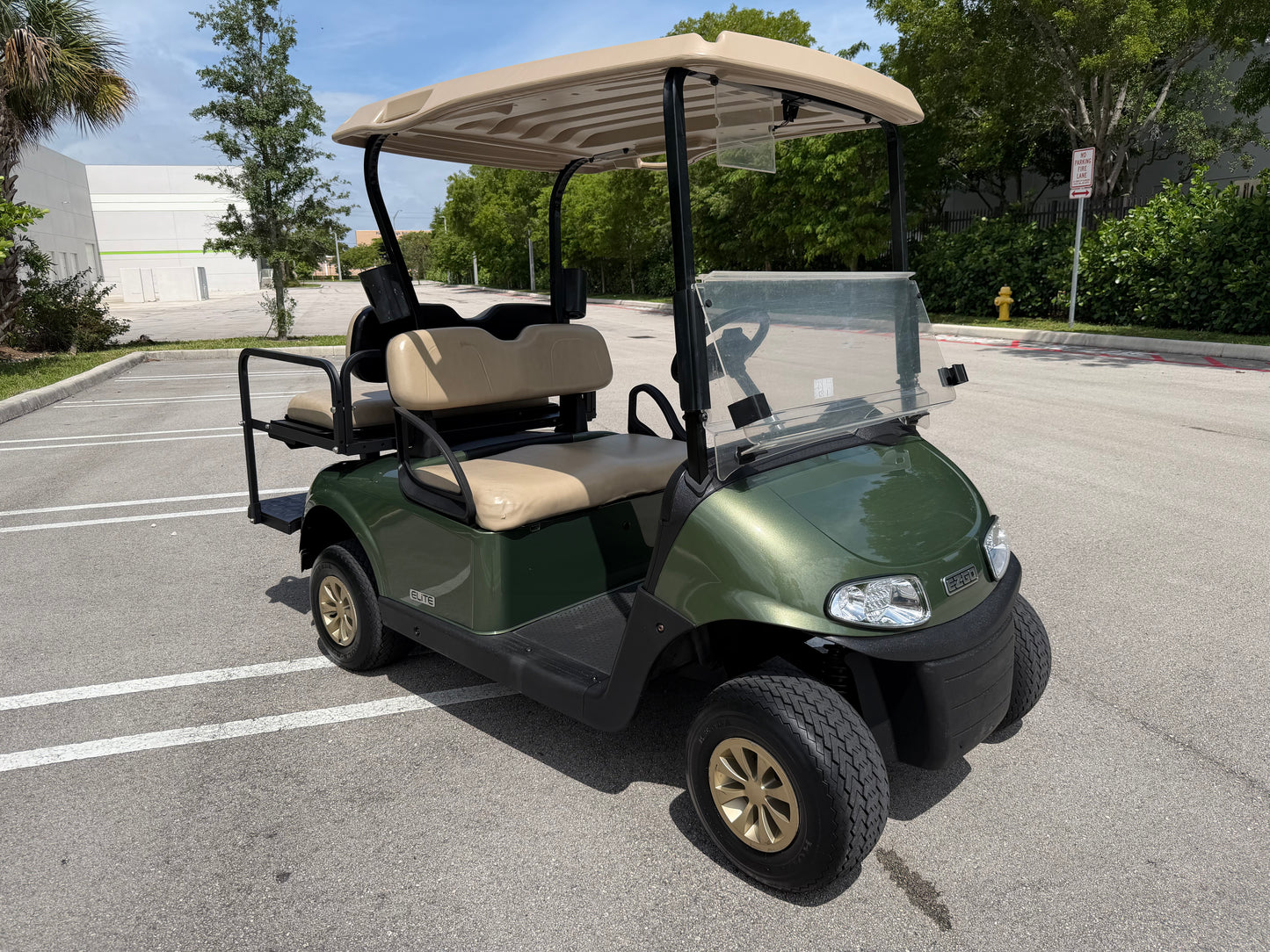 2020 EZGO RXV ELITE LITHIUM 4-PASSENGER GOLF CART - OASIS GREEN