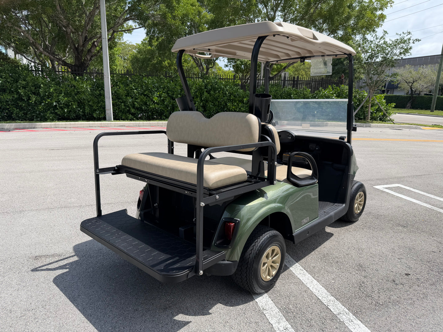 2020 EZGO RXV ELITE LITHIUM 4-PASSENGER GOLF CART - OASIS GREEN
