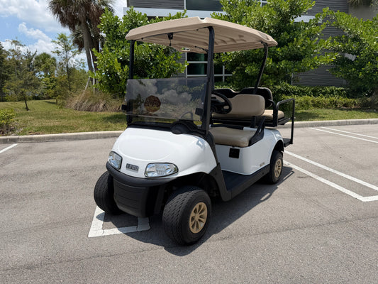 2020 EZGO RXV ELITE LITHIUM 4-PASSENGER GOLF CART - BRIGHT WHITE