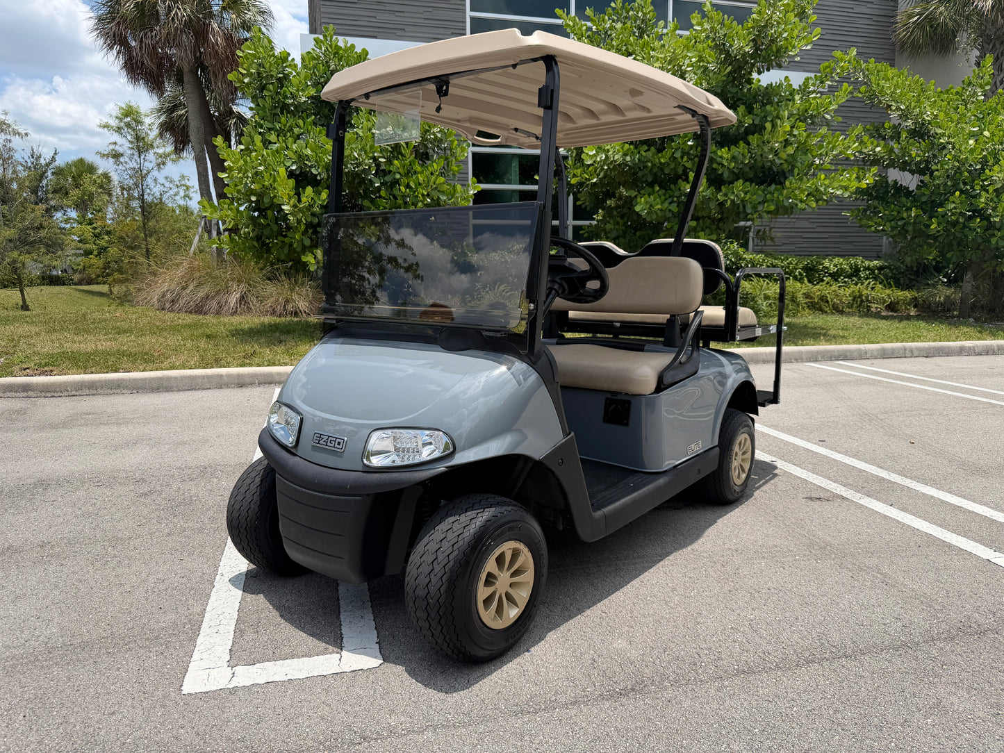 2020 EZGO RXV ELITE LITHIUM 4-PASSENGER GOLF CART - OCEAN GRAY