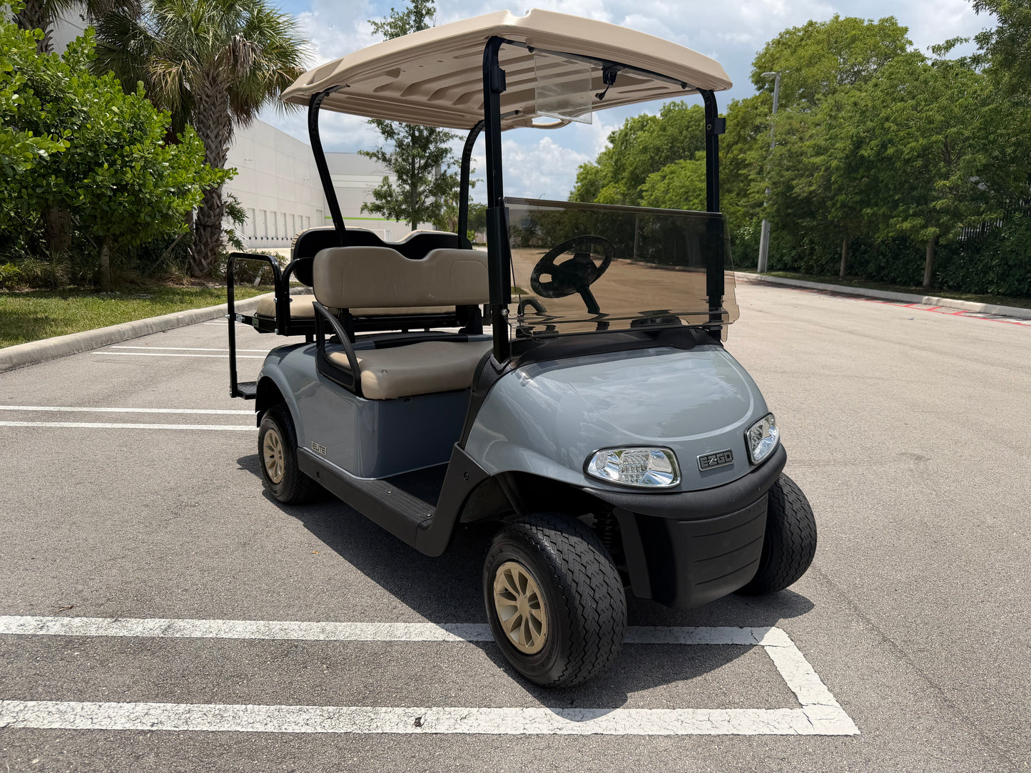 2020 EZGO RXV ELITE LITHIUM 4-PASSENGER GOLF CART - OCEAN GRAY