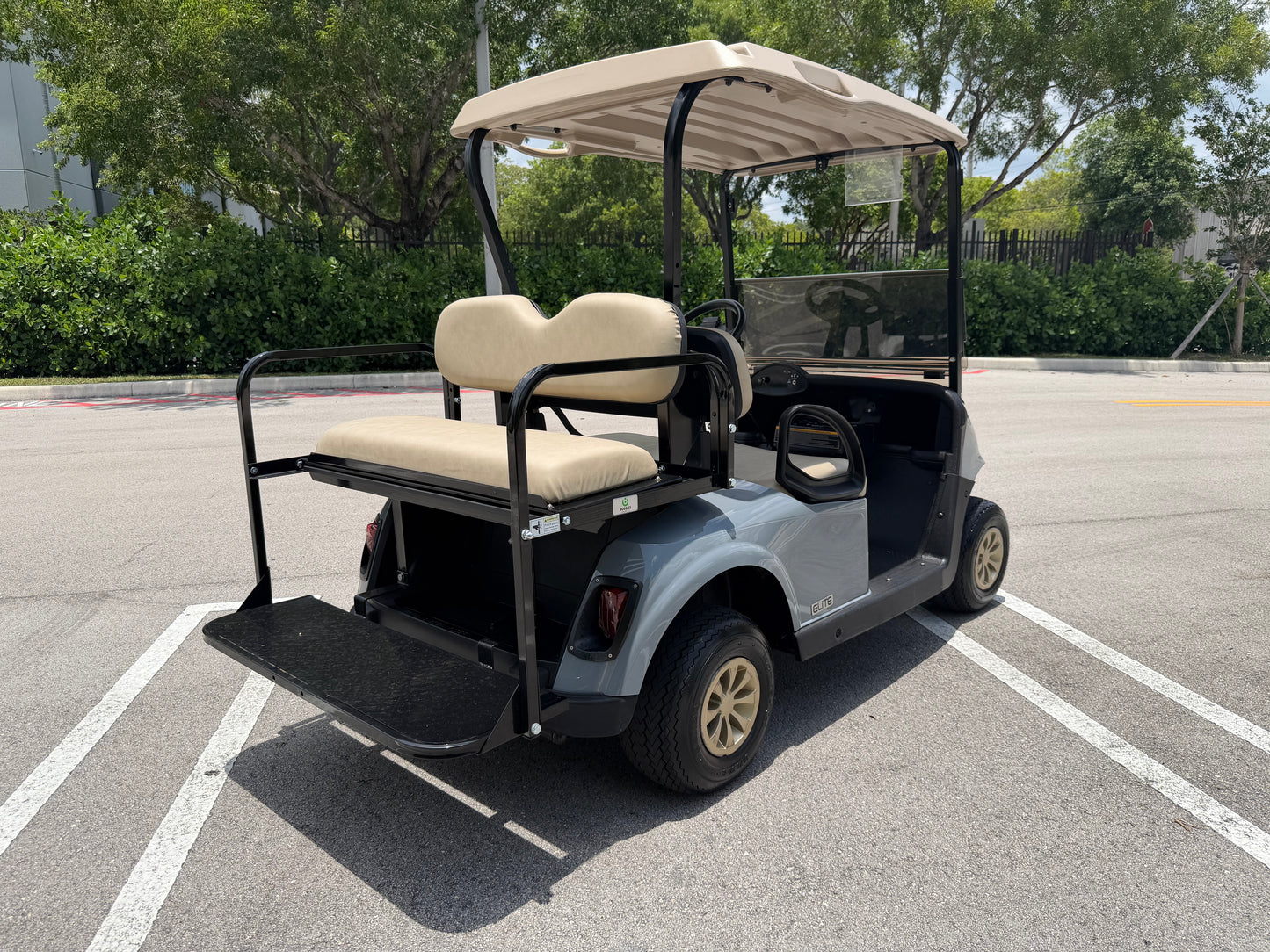2020 EZGO RXV ELITE LITHIUM 4-PASSENGER GOLF CART - OCEAN GRAY