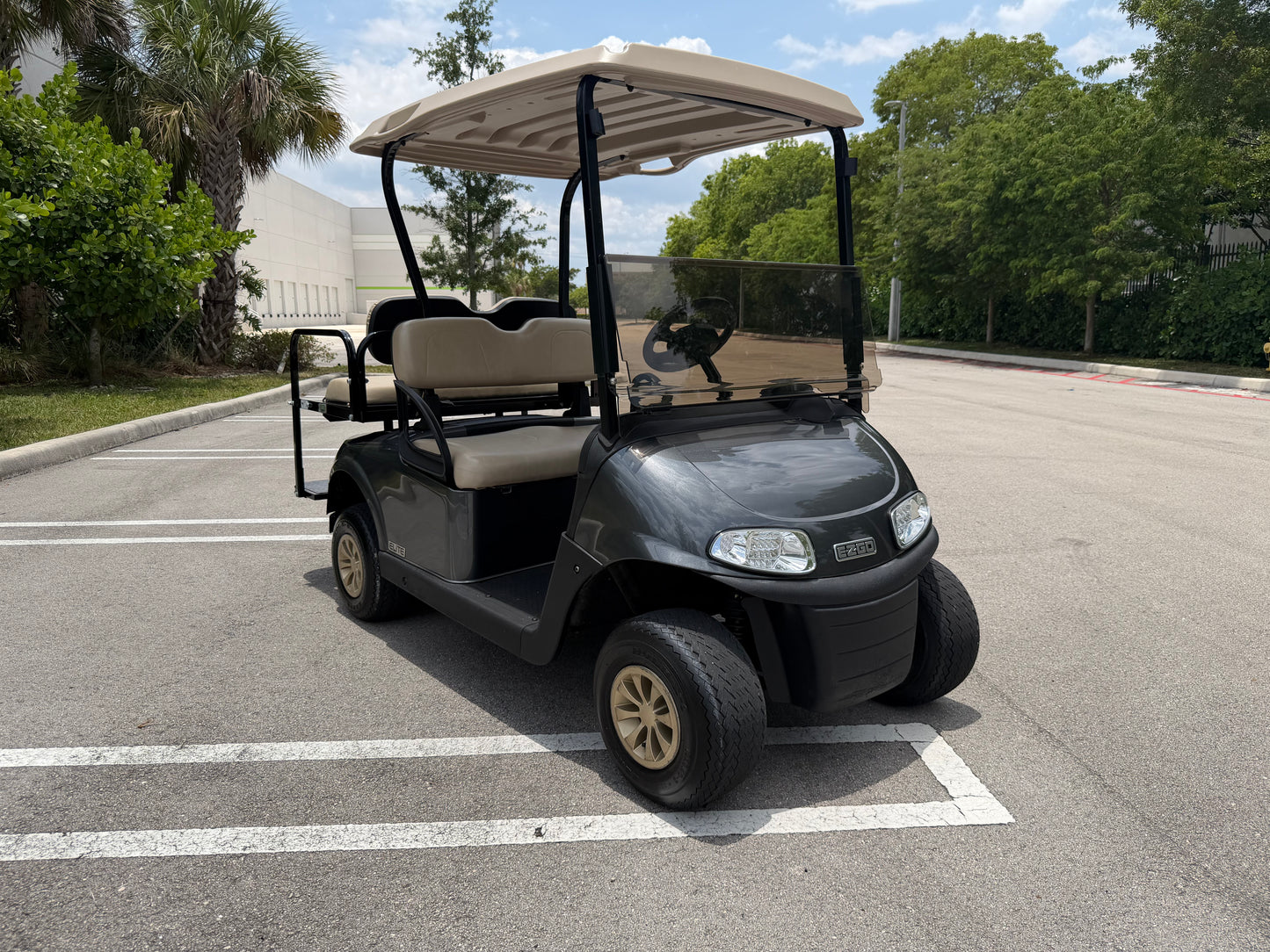 2020 EZGO RXV ELITE LITHIUM 4-PASSENGER GOLF CART - METALLIC CHARCOAL