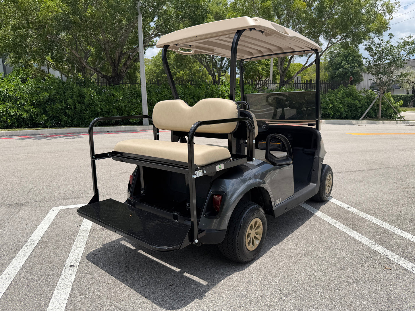2020 EZGO RXV ELITE LITHIUM 4-PASSENGER GOLF CART - METALLIC CHARCOAL