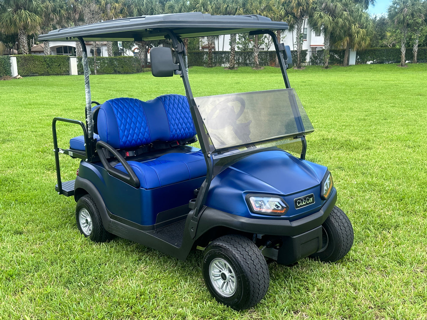 2021 Club Car Tempo Lithium Ion Matte Blue Golf Cart